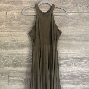 Green Altar’d State Halter Dress